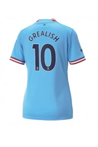 Fotbalové Dres Manchester City Jack Grealish #10 Dámské Domácí Oblečení 2022-23 Krátký Rukáv